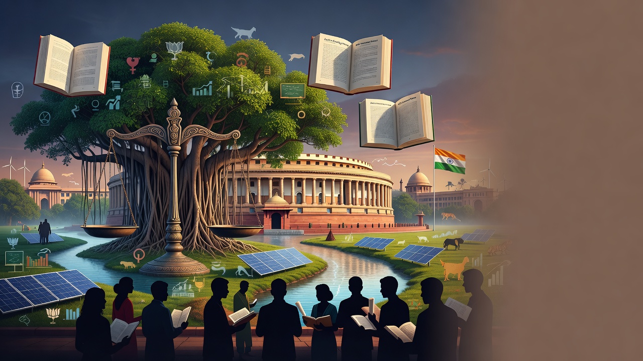 Routledge Volume Links Indian Democracy's Stability to Justice and Ecology